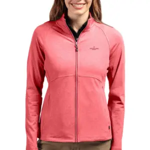 Heartland Homes - Cutter & Buck Adapt Eco Knit Heather Recycled Womens Full Zip
