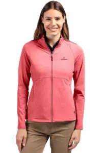 NVHomes - Cutter & Buck Adapt Eco Knit Heather Recycled Womens Full Zip