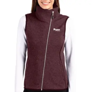Ryan Homes - Cutter & Buck Mainsail Sweater Knit Womens Asymmetrical Vest