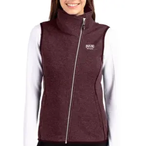 NVR Mortgage - Cutter & Buck Mainsail Sweater Knit Womens Asymmetrical Vest