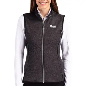 Ryan Homes - Cutter & Buck Mainsail Sweater Knit Womens Full Zip Vest