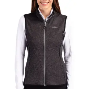 Heartland Homes - Cutter & Buck Mainsail Sweater Knit Womens Full Zip Vest