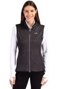NVHomes - Cutter & Buck Mainsail Sweater Knit Womens Full Zip Vest