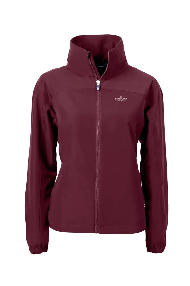 Heartland Homes - Cutter & Buck Charter Eco Recycled Womens Full-Zip Jacket