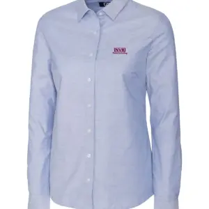 NVR Manufacturing - Cutter & Buck Stretch Oxford Womens Long Sleeve Dress Shirt