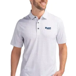 Ryan Homes - Cutter & Buck Pike Double Dot Print Stretch Mens Polo