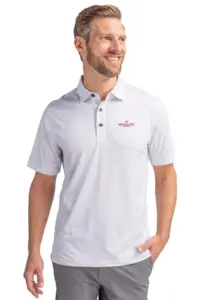 Heartland Homes - Cutter & Buck Pike Double Dot Print Stretch Mens Polo