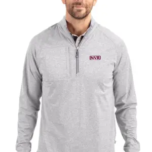 NVR Inc - Cutter & Buck Adapt Eco Knit Heather Mens Quarter Zip Pullover