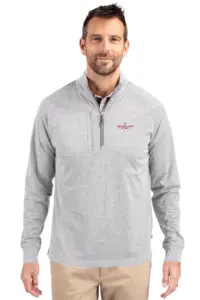 Heartland Homes - Cutter & Buck Adapt Eco Knit Heather Mens Quarter Zip Pullover