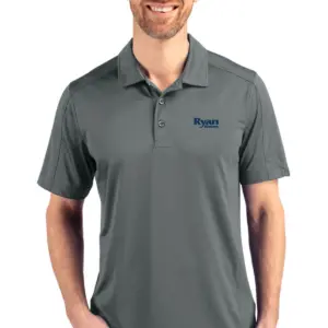 Ryan Homes - Cutter & Buck Prospect Eco Textured Stretch Recycled Mens Short Sleeve Polo