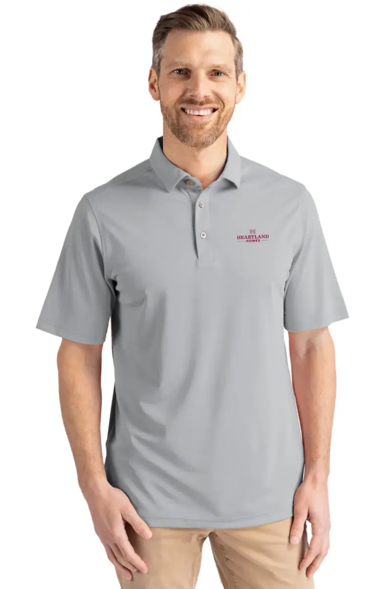 Heartland Homes - Cutter & Buck Virtue Eco Pique Recycled Mens Polo