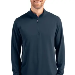 Heartland Homes - Cutter & Buck Virtue Eco Pique Recycled Quarter Zip Mens Pullover