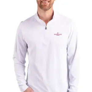 Heartland Homes - Cutter & Buck Virtue Eco Pique Recycled Quarter Zip Mens Pullover
