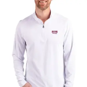 NVR Mortgage - Cutter & Buck Virtue Eco Pique Recycled Quarter Zip Mens Pullover