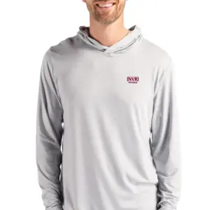 NVR Mortgage - Cutter & Buck Coastline Epic Comfort Eco Recycled Mens Hooded Shirt