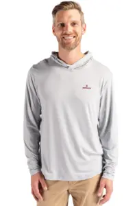 NVHomes - Cutter & Buck Coastline Epic Comfort Eco Recycled Mens Hooded Shirt