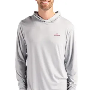 NVHomes - Cutter & Buck Coastline Epic Comfort Eco Recycled Mens Hooded Shirt