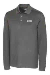 NVR Inc - Cutter & Buck Advantage Tri-Blend Pique Mens Long Sleeve Polo