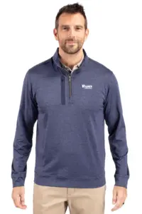 Ryan Homes - Cutter & Buck Stealth Heathered Quarter Zip Mens Pullover