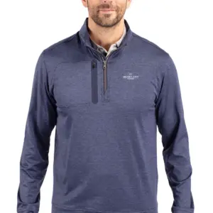 Heartland Homes - Cutter & Buck Stealth Heathered Quarter Zip Mens Pullover