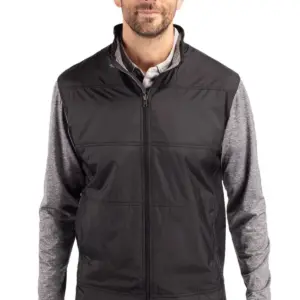 NVHomes - Cutter & Buck Stealth Hybrid Quilted Mens Full Zip Windbreaker Jacket