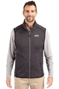 NVR Inc - Cutter & Buck Mainsail Sweater-Knit Mens Full Zip Vest