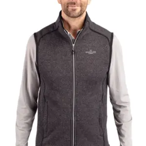 Heartland Homes - Cutter & Buck Mainsail Sweater-Knit Mens Full Zip Vest
