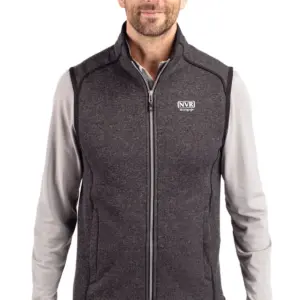NVR Mortgage - Cutter & Buck Mainsail Sweater-Knit Mens Full Zip Vest