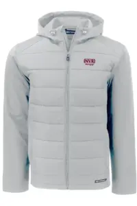 NVR Mortgage - Cutter & Buck Evoke Hybrid Eco Softshell Recycled Full Zip Mens Hooded Jacket