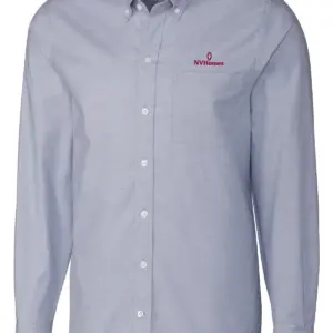 NVHomes - Cutter & Buck Stretch Oxford Mens Long Sleeve Dress Shirt