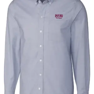NVR Mortgage - Cutter & Buck Stretch Oxford Mens Long Sleeve Dress Shirt
