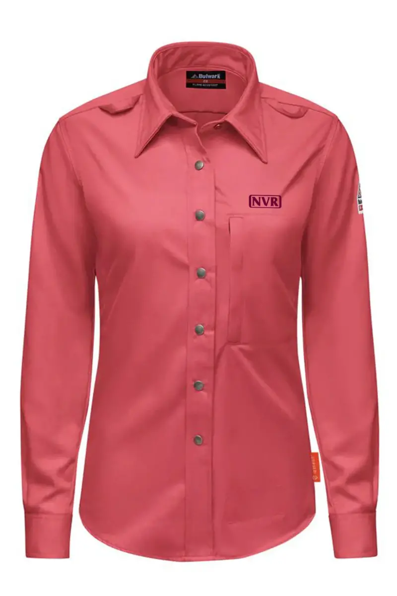 NVR Inc - Bulwark® Unisex Midweight Comfort Snap-Front Woven Shirt