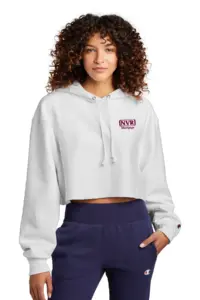 NVR Mortgage - Champion ® Women’s Reverse Weave ® Cropped Cut-Off Hooded Sweatshirt