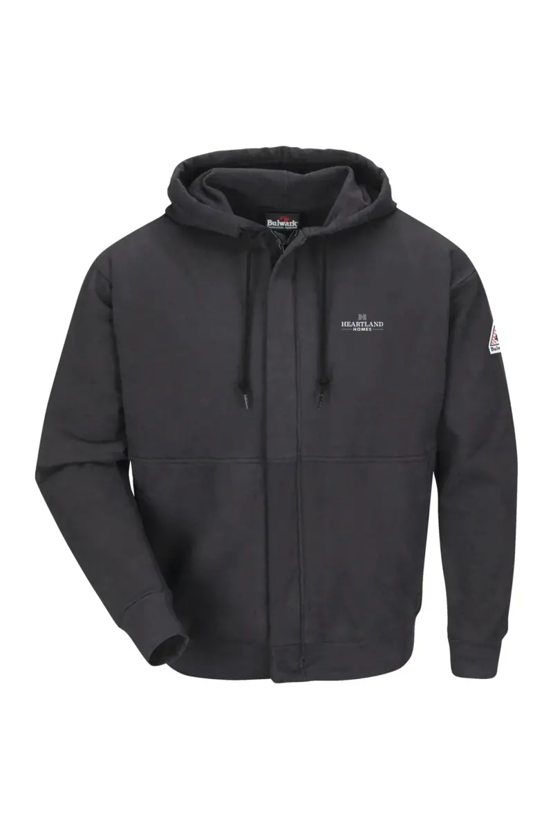 Heartland Homes - Bulwark® Men's Fleece Zip Front W/Hood