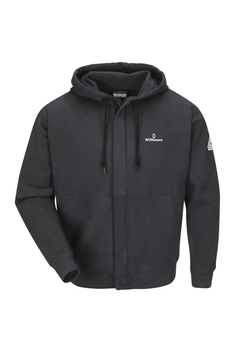 NVHomes - Bulwark® Men's Fleece Zip Front W/Hood