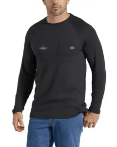 Heartland Homes - Dickies Men's Temp-iQ Performance Cooling Long Sleeve Pocket T-Shirt