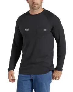 NVR Mortgage - Dickies Men's Temp-iQ Performance Cooling Long Sleeve Pocket T-Shirt