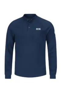 NVR Inc - Bulwark® Men's 6.5Oz Long Sleeve Ct2 Henley Shirt