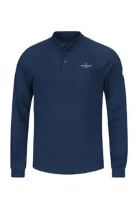 Heartland Homes - Bulwark® Men's 6.5Oz Long Sleeve Ct2 Henley Shirt