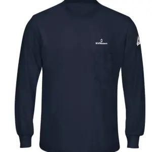 NVHomes - Bulwark® Men's Long-Sleeve Khaki Lightweight T-Shirt