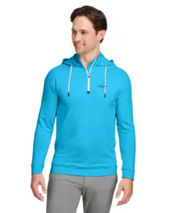 Heartland Homes - Swannies Golf Unisex Vandyke Quarter-Zip Hooded Sweatshirt