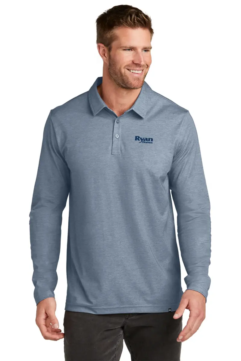 Ryan Homes - TravisMathew Oceanside Heather Long Sleeve Polo