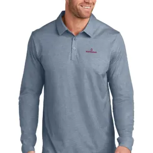 NVHomes - TravisMathew Oceanside Heather Long Sleeve Polo