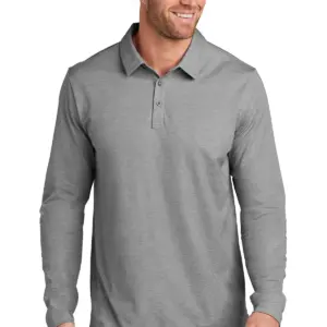 Heartland Homes - TravisMathew Oceanside Heather Long Sleeve Polo