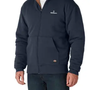 NVHomes - Dickies Men's Fleece-Lined Full-Zip Hooded Sweatshirt