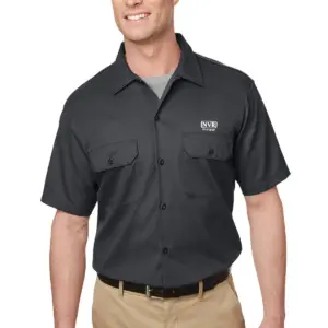 NVR Mortgage - Dickies Men's Short Sleeve Slim Fit Flex Twill Work Shirt
