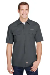 Heartland Homes - Dickies Men's FLEX Short-Sleeve Twill Work Shirt