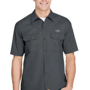 Heartland Homes - Dickies Men's FLEX Short-Sleeve Twill Work Shirt