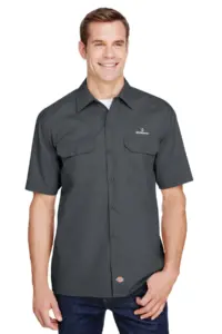 NVHomes - Dickies Men's FLEX Short-Sleeve Twill Work Shirt