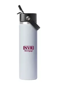 NVR Mortgage - Hydro Flask® Wide Mouth 24oz Bottle with Flex Straw Cap